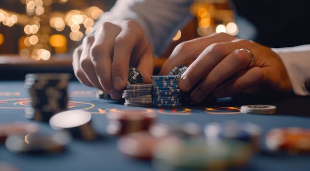 dyon88 mobile app on Android phone showing live blackjack table